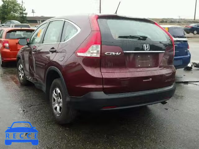 2013 HONDA CR-V LX 5J6RM3H39DL014621 image 2