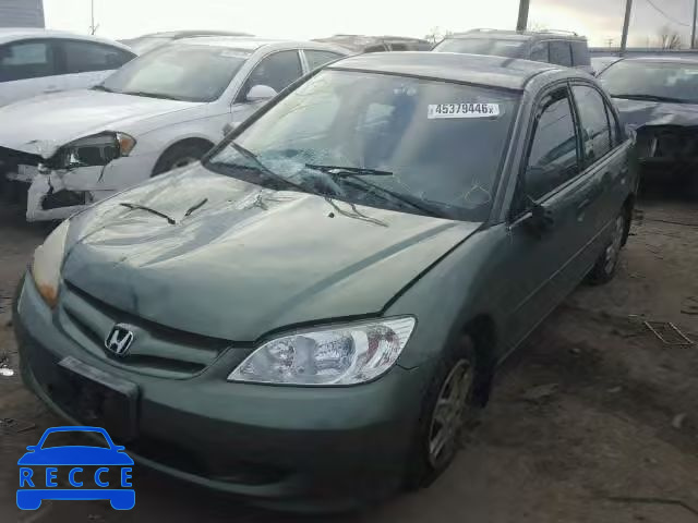 2004 HONDA CIVIC DX V 2HGES16304H630983 image 1