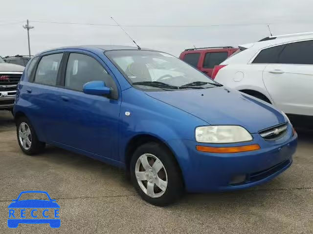 2007 CHEVROLET AVEO/LS KL1TD66667B721865 зображення 0