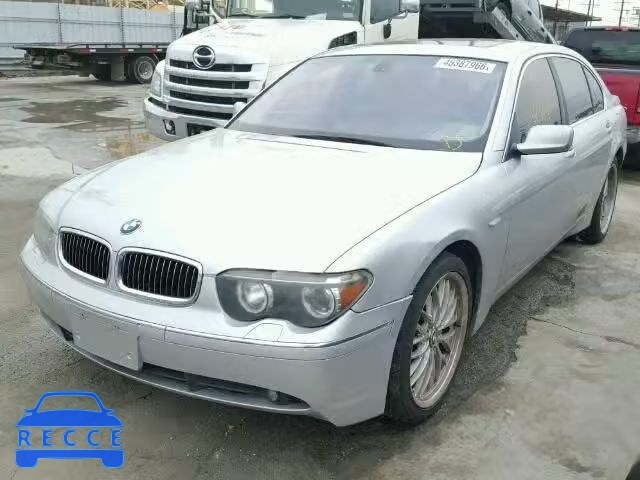 2002 BMW 745LI WBAGN63432DR04242 зображення 1