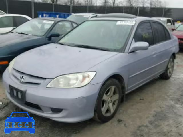 2004 HONDA CIVIC EX 2HGES26824H502343 image 1