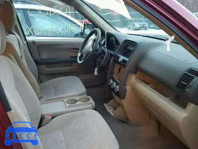 2005 HONDA CR-V LX SHSRD78525U338313 image 4