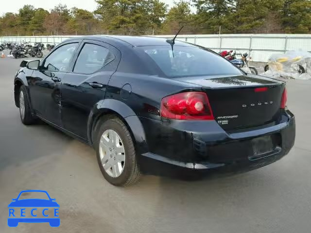 2012 DODGE AVENGER SE 1C3CDZABXCN275229 image 3