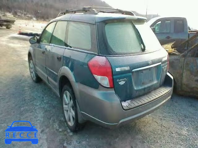 2009 SUBARU OUTBACK 2. 4S4BP61C097335727 image 2