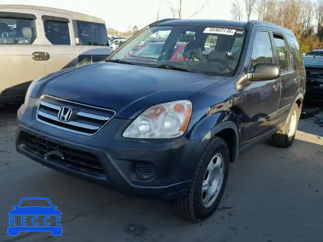 2006 HONDA CR-V LX JHLRD68596C011667 зображення 1