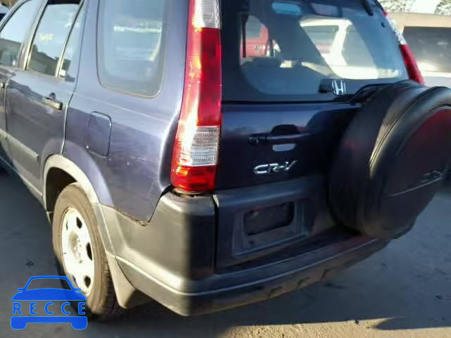 2006 HONDA CR-V LX JHLRD68596C011667 зображення 8