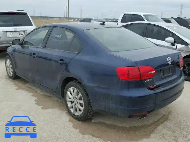 2011 VOLKSWAGEN JETTA SE 3VWDX7AJ4BM333361 image 2