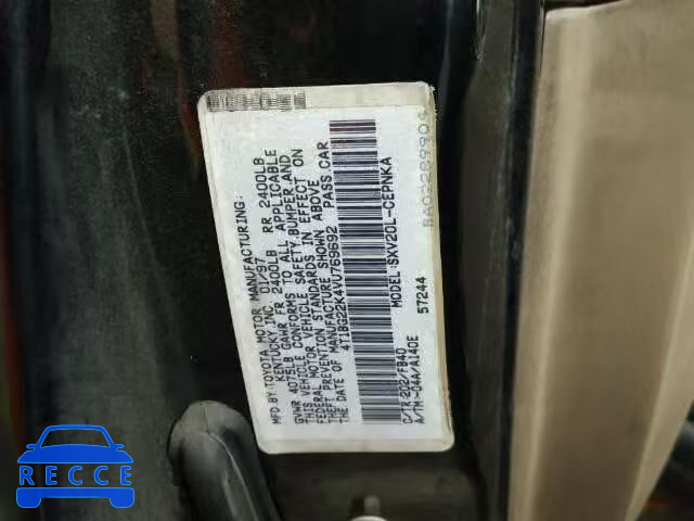 1997 TOYOTA CAMRY CE/L 4T1BG22K4VU769692 image 9