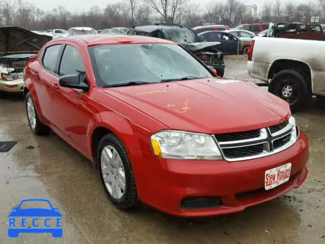 2014 DODGE AVENGER SE 1C3CDZAB2EN138210 image 0