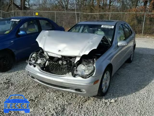 2004 MERCEDES-BENZ C240 WDBRF61J04F538909 image 1