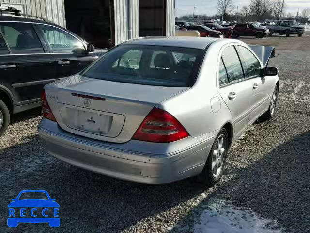 2004 MERCEDES-BENZ C240 WDBRF61J04F538909 зображення 3