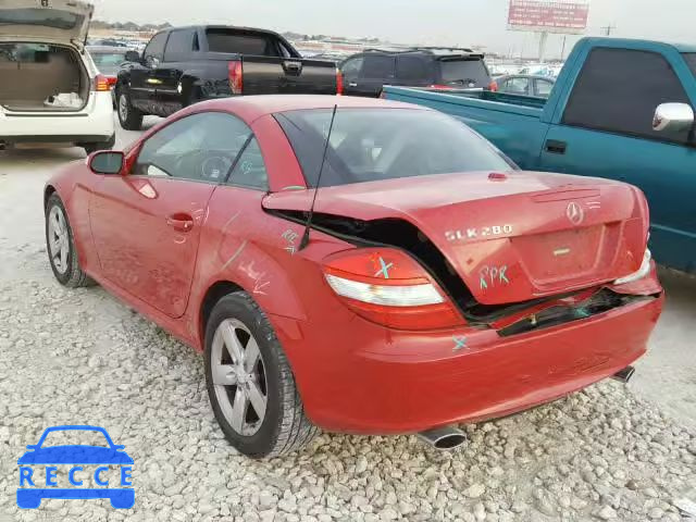 2008 MERCEDES-BENZ SLK 280 WDBWK54F08F185139 image 2