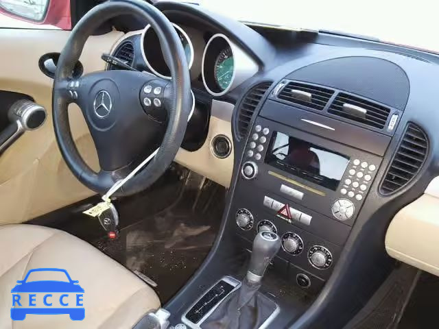 2008 MERCEDES-BENZ SLK 280 WDBWK54F08F185139 зображення 8