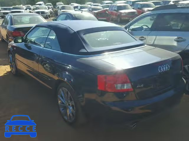 2006 AUDI A4 S-LINE WAUET48H76K010422 image 2