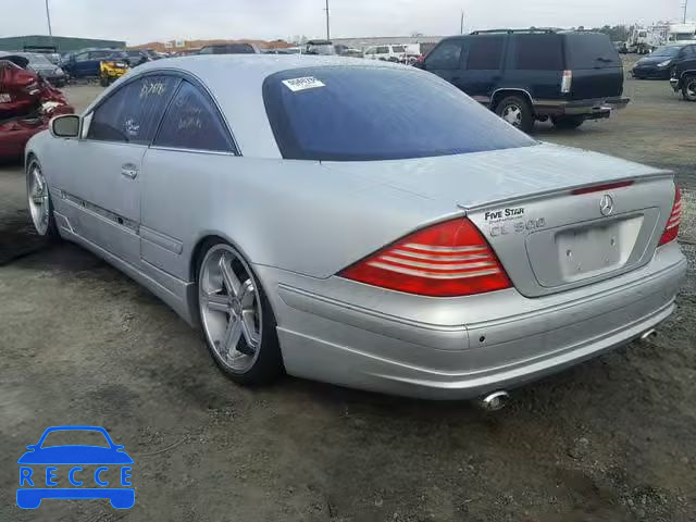 2002 MERCEDES-BENZ CL 500 WDBPJ75J22A022034 зображення 2