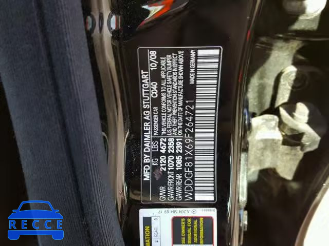 2009 MERCEDES-BENZ C 300 4MAT WDDGF81X69F264721 image 9