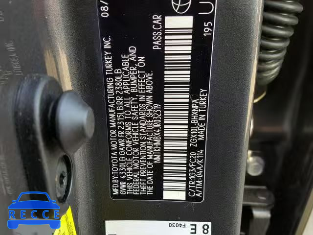 2018 TOYOTA C-HR XLE NMTKHMBX4JR032319 image 9