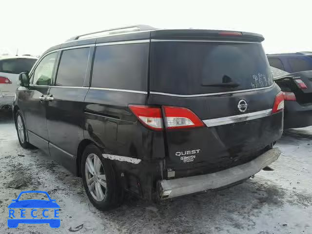 2011 NISSAN QUEST S JN8AE2KP3B9007815 зображення 2