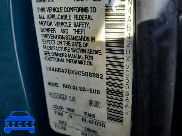 1997 NISSAN 200SX BASE 1N4AB42DXVC508882 image 9