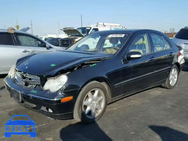 2004 MERCEDES-BENZ C 240 WDBRF61J24F523683 image 1