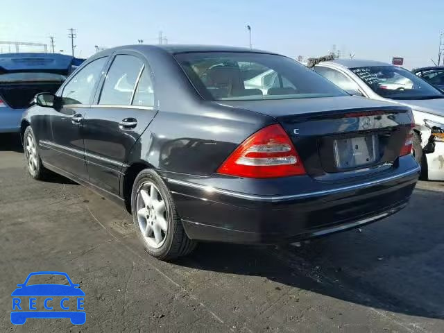 2004 MERCEDES-BENZ C 240 WDBRF61J24F523683 image 2