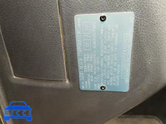 1997 SUZUKI SIDEKICK J JS3TD03V7V4101434 image 9