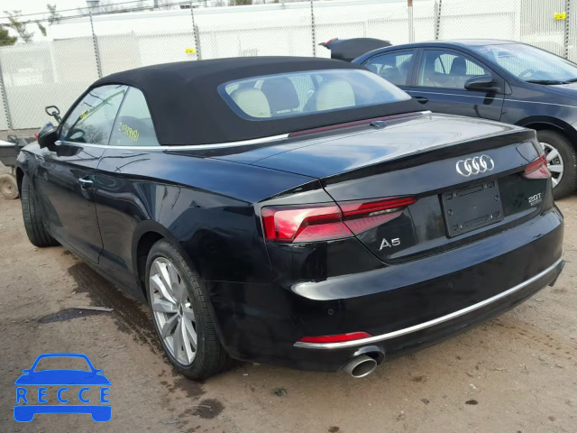 2018 AUDI A5 PREMIUM WAUYNGF53JN004691 image 2