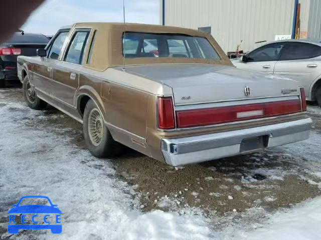 1986 LINCOLN TOWN CAR 1LNBP96FXGY643466 image 2