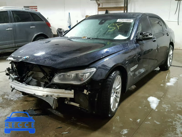 2014 BMW 750 LXI WBAYF8C52ED653529 зображення 1