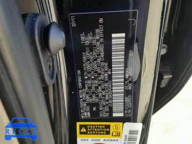 2011 LEXUS RX 450 JTJBC1BA2B2424053 image 9