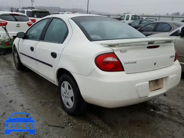 2004 DODGE NEON BASE 1B3ES26C14D588844 image 2