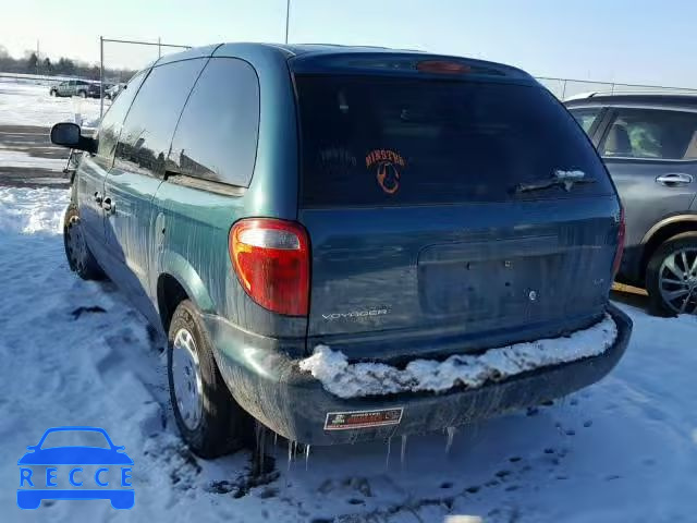 2001 CHRYSLER VOYAGER LX 1C4GJ45301B200081 image 2