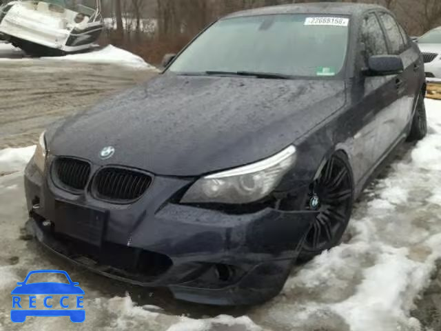 2008 BMW 550 I WBANW53518CT53119 image 1