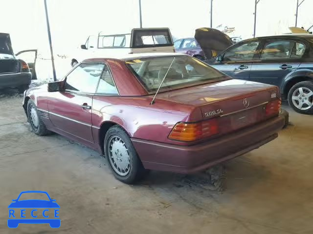 1990 MERCEDES-BENZ 500 SL WDBFA66E6LF004406 image 2