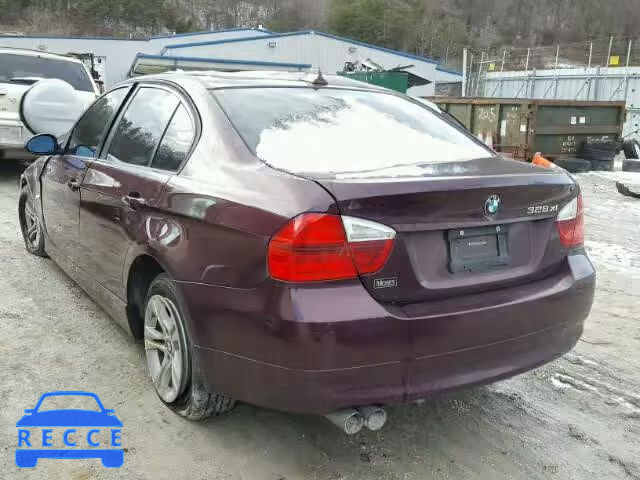 2008 BMW 328 XI SUL WBAVC735X8KP37779 image 2