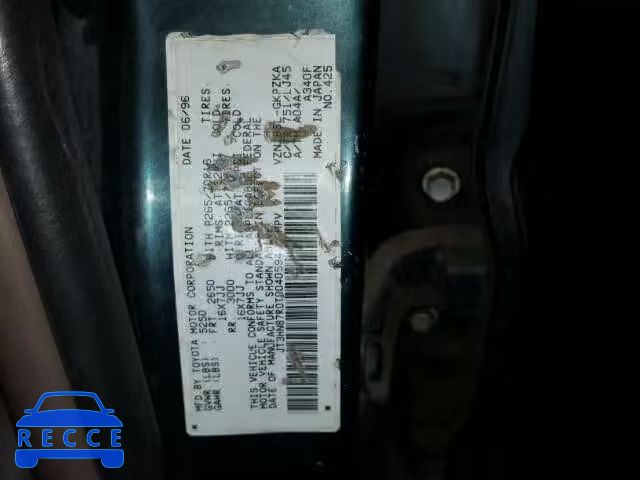 1996 TOYOTA 4RUNNER LI JT3HN87R0T0040594 image 9