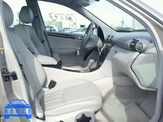 2005 MERCEDES-BENZ C 240 WDBRF61J55A689453 image 4