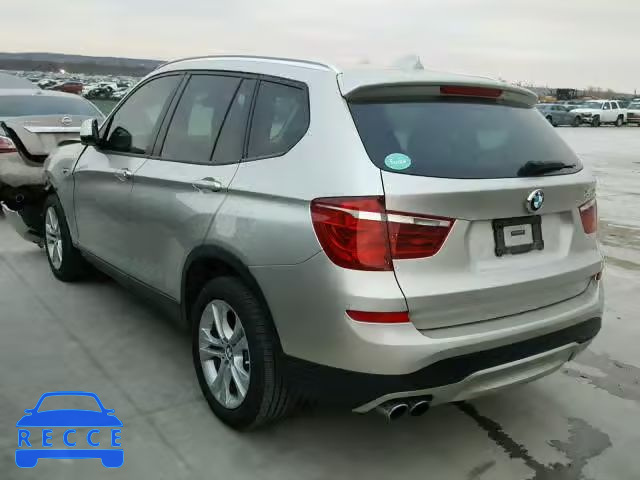 2016 BMW X3 XDRIVE3 5UXWX7C54G0K36388 зображення 2