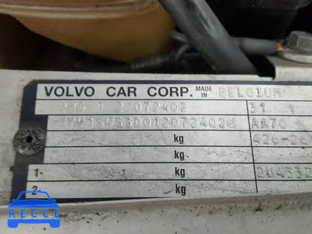 2001 VOLVO V70 T5 TUR YV1SW53D012072402 image 9