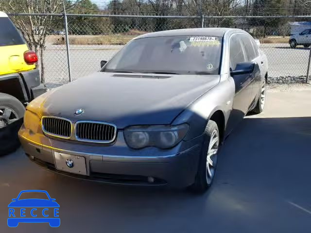 2002 BMW 745 LI WBAGN63452DR05666 image 1