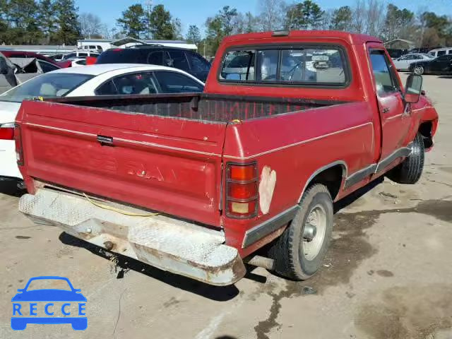 1987 DODGE D-SERIES D 1B7FD04T6HS516124 image 3