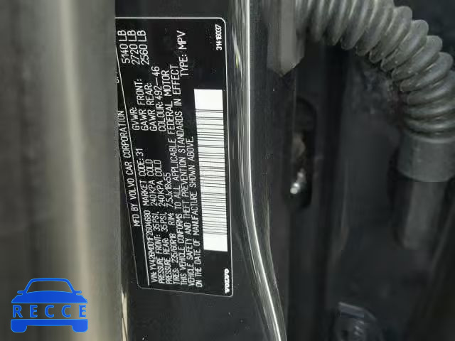 2015 VOLVO XC60 T5 YV426MDD1F2604680 Bild 9