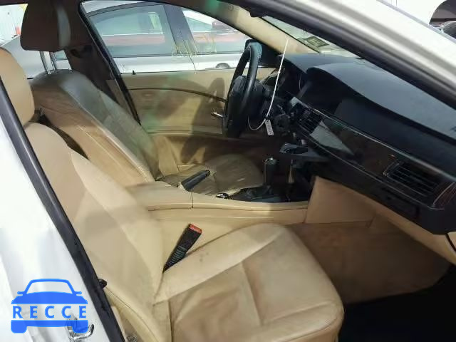 2005 BMW 525 I WBANA53555B857124 image 4