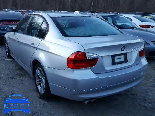 2008 BMW 328 XI SUL WBAVC73538KX90758 image 2