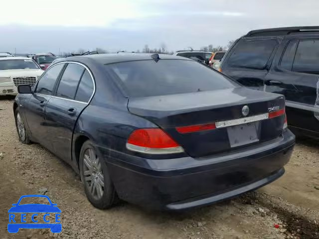 2002 BMW 745 I WBAGL63402DP50787 Bild 2