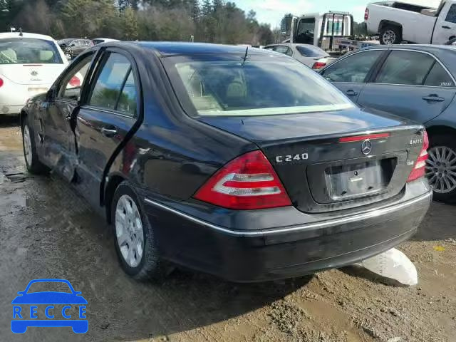 2005 MERCEDES-BENZ C 240 4MAT WDBRF81J75F668523 image 2