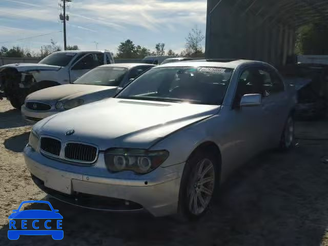 2003 BMW 745 I WBAGL63443DP62975 image 1