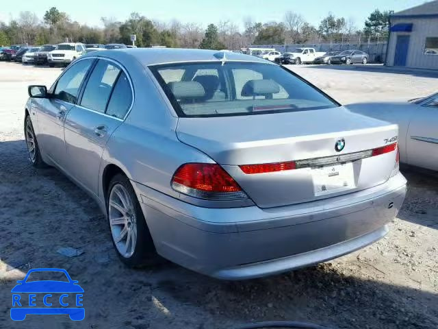 2003 BMW 745 I WBAGL63443DP62975 image 2