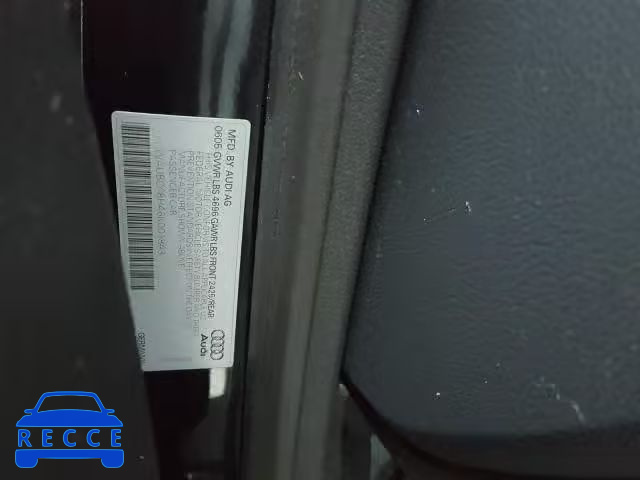 2006 AUDI A4 S-LINE WAUBC48H46K001843 image 9