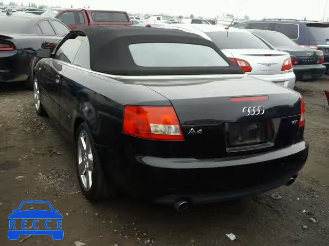 2006 AUDI A4 S-LINE WAUBC48H46K001843 image 2